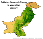 Creating Animated NDVI Maps of Pakistan